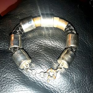 J. CREW METALLIC TUBE BRACELET